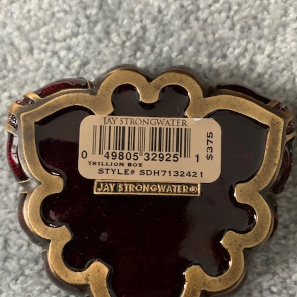 JAY STRONGWATER Trillion Trinket box Swarovski crystal - Picture 6 of 8
